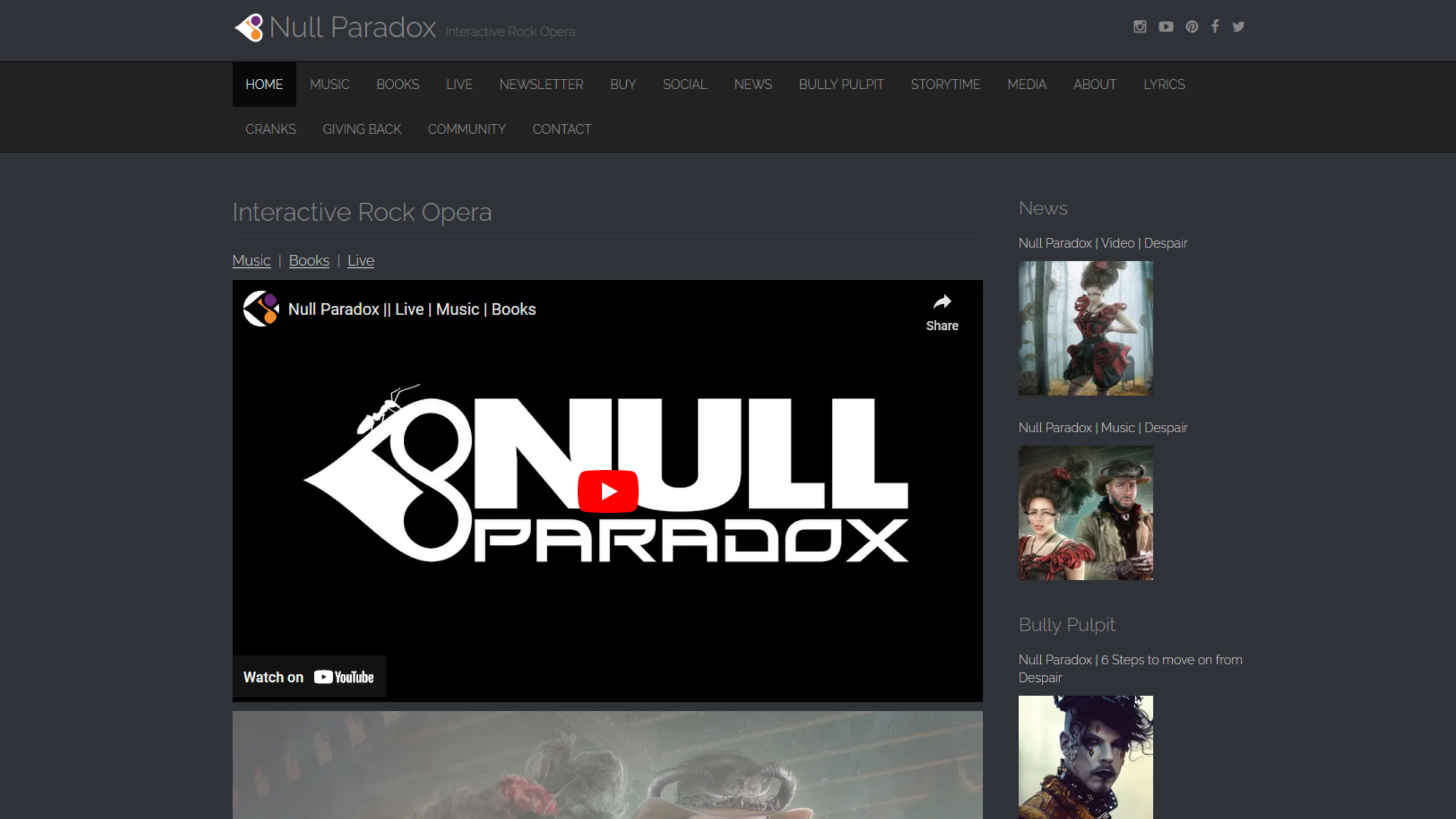 Resume and Website Null Paradox